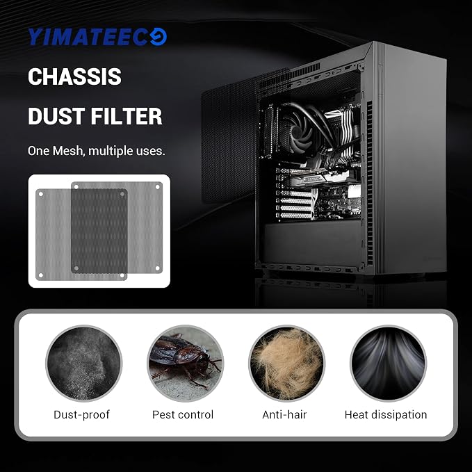 140mm Fan Dust Filter PC - Image 2