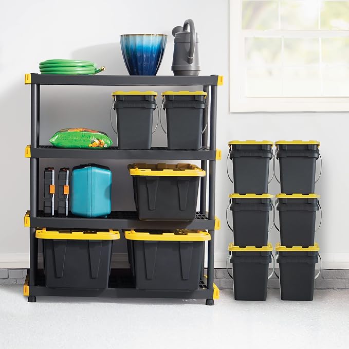 CX Black & Yellow®, Shelving Unit and Heavy Duty Storage Containers, Extremely - Image 8