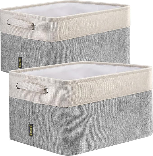 BALEINE 2 Pack Fabric Storage Bins by BALEINE