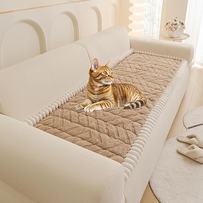 OTOB Couch Covers for 3 Cushion Couch Sofa Pet Friendly, Washable & Non Slip by OTOB