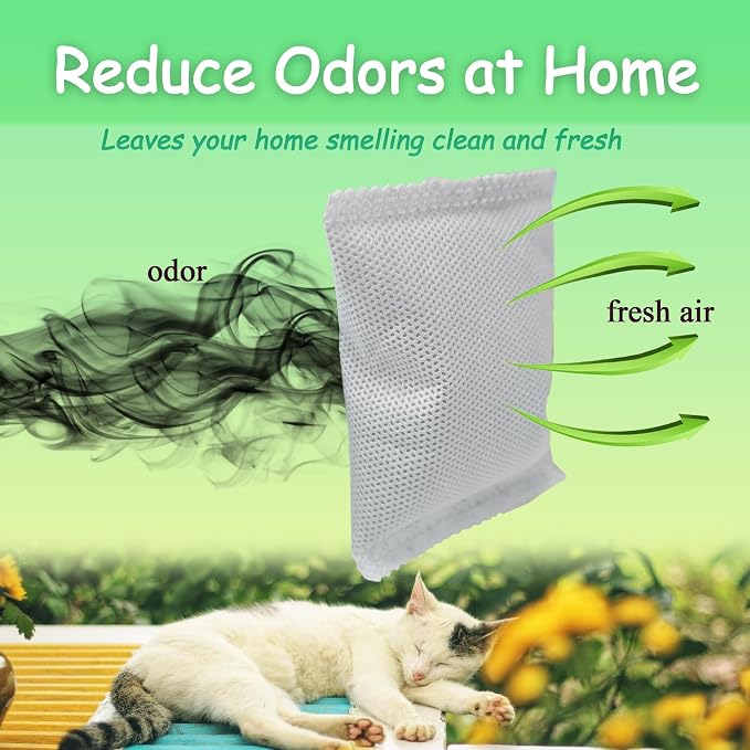 Activated Charcoal Odor Absorber Bags Compatible - Image 4