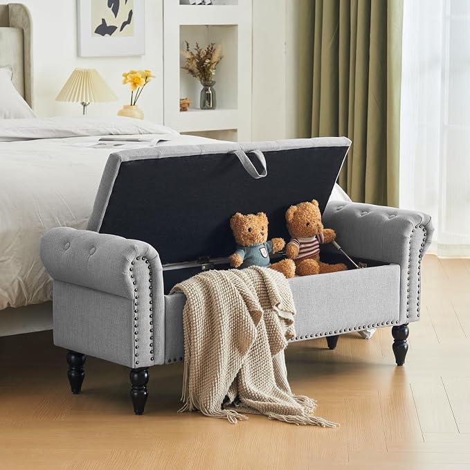Furnimart Storage Ottoman Bench - Image 3