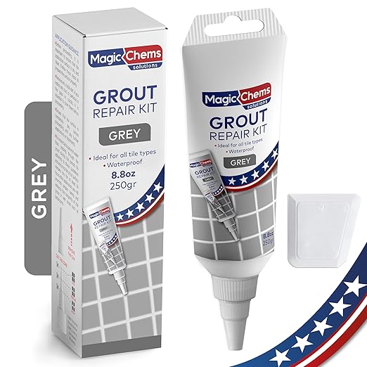 Tile Grout Repair, Grout Filler Tube Repair Kit, Tile Grout Paint, Grout Sealer by MagicChems