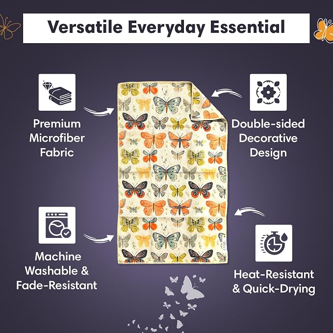 Microfiber Hand Towel & Washcloth Set of 2 - Image 4