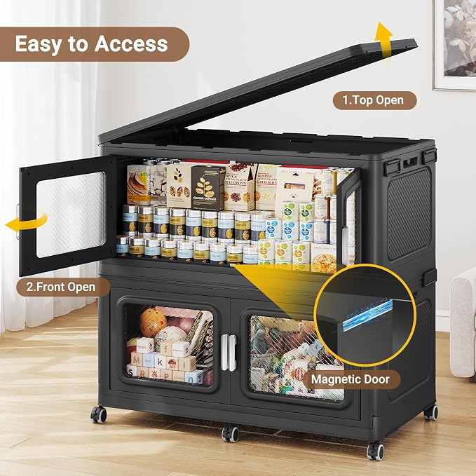 BROVIEW 900 Qt Stackable Storage Bin - Image 6