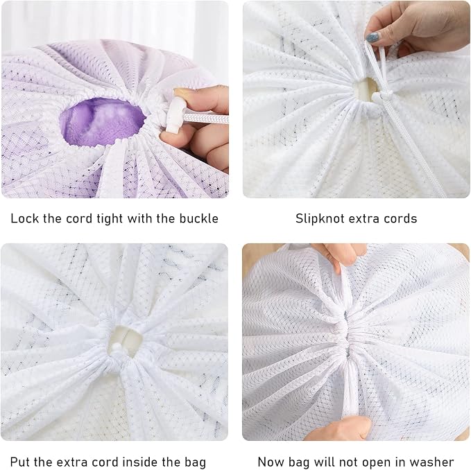 Polecasa Extra Heavy Duty Large Diamond Mesh Laundry Bags - Image 5