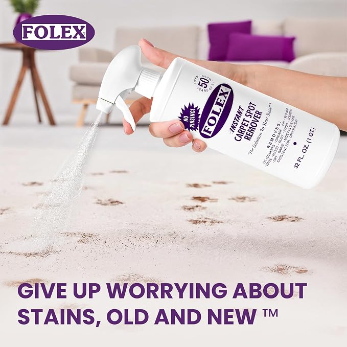 FOLEX Instant Carpet Spot Remover 32 oz – Powerful Stain Remover - Image 6