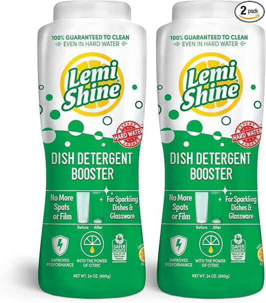 Lemi Shine Natural Dish Detergent Booster by LemiShine