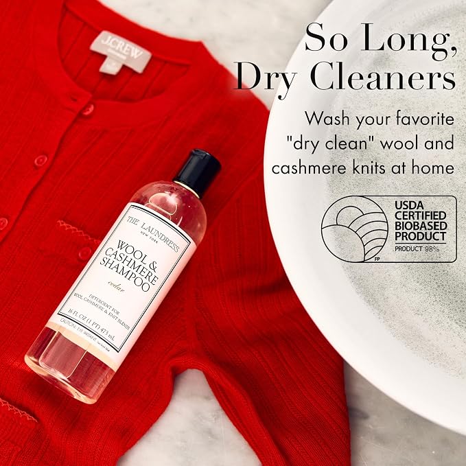 The Laundress Wool & Cashmere Shampoo, Double Concentrated, Cedar Scent - Image 2