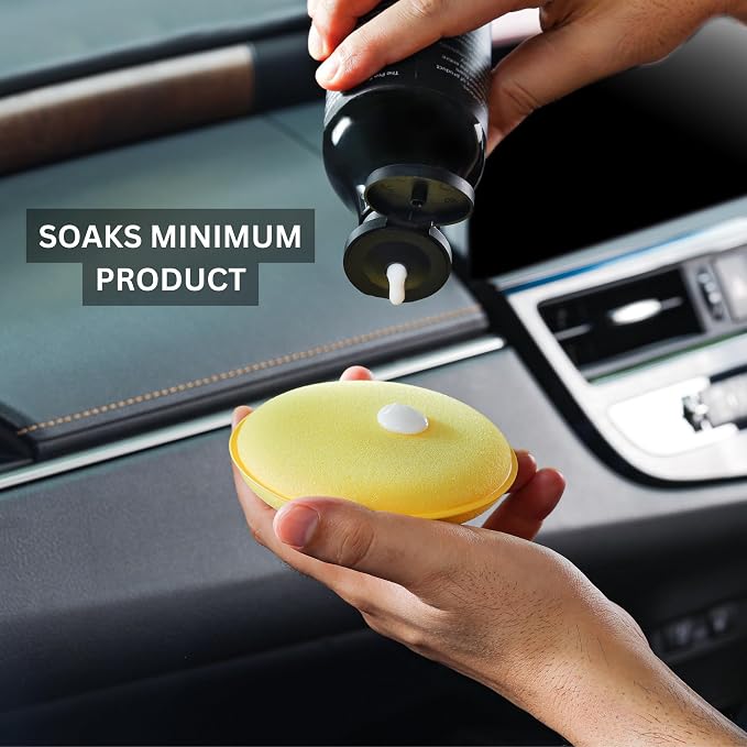 The Pro Stuff® 4” Soft Applicator Foam Pads | Hand Detailing Pads Ideal - Image 4