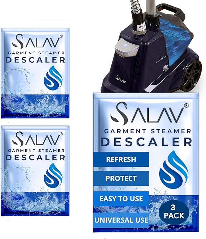 SALAV Garment Steamer Descaler/Decalcifier Packets by SALAV