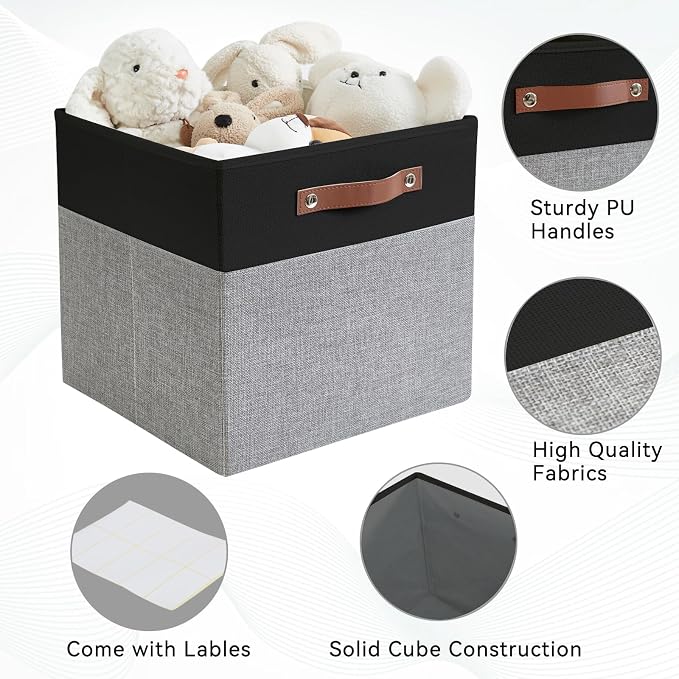 Collapsible Fabric Storage Cube Bins - Image 7