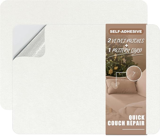Azobur Fabric Couch Repair Patch 8.3 x 11 inches, Self-Adhesive Fabric Repair by Azobur
