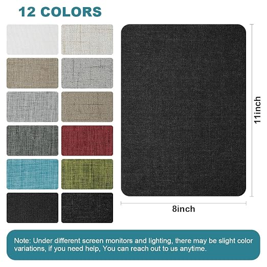 J.CARP 2Pcs Linen Repair Patches, Large Self-Adhesive Fabric Patch - Image 2