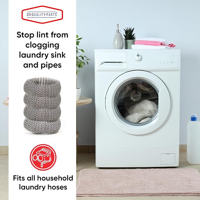 Washing Machine Lint Trap – Stainless Steel Hose Filter, Mesh Drain Catcher - Image 8