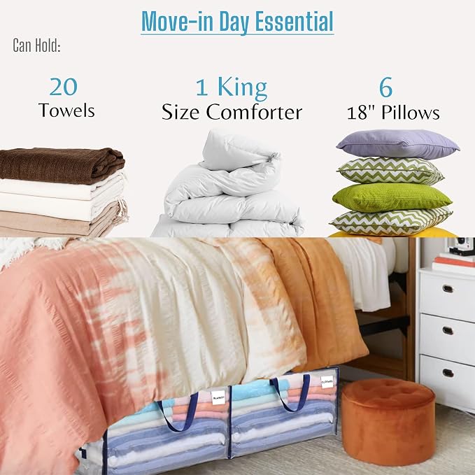 VENO 8 Pack Moving and Storage Bags, Heavy Duty, Alternative to Moving Boxes - Image 4