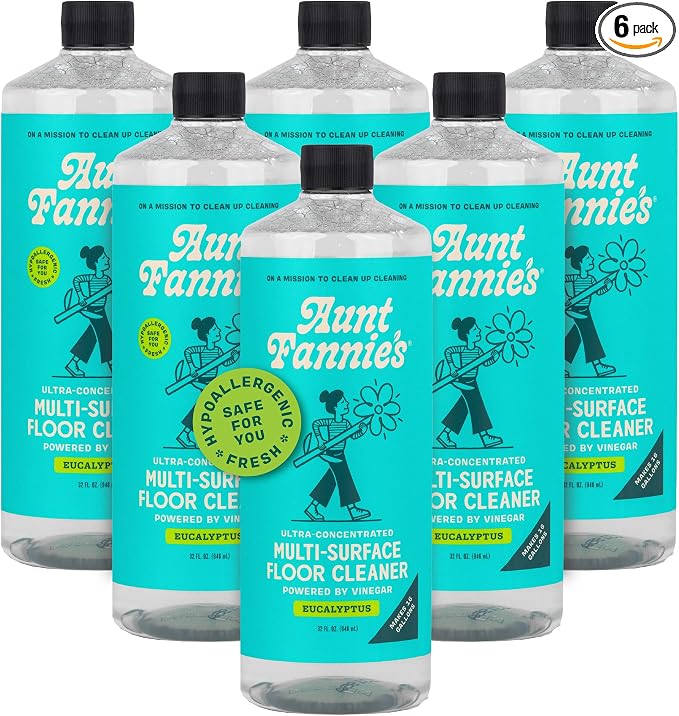 Aunt Fannie's Ultra Concentrated Floor Cleaner Vinegar Wash, Makes 16 Gallons by AuntFannies