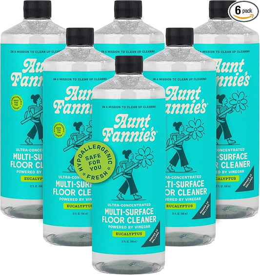 Aunt Fannie's Ultra Concentrated Floor Cleaner Vinegar Wash, Makes 16 Gallons by AuntFannies