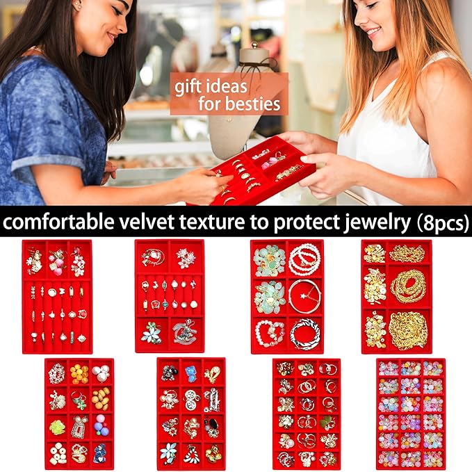 Earring Organizer Stackable Jewelry Storage Box Jewelry Drawer Organizer - Image 2