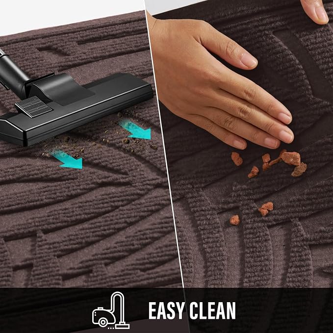 Front Door Mat, Absorbent Resist Dirt Welcome Door Mat Indoor Outdoor, - Image 6