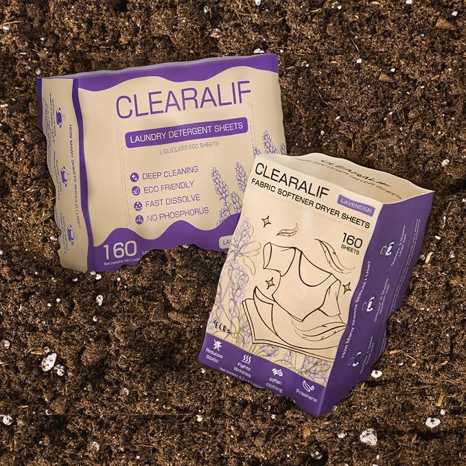 CLEARALIF All in One Laundry Detergent Sheets Kit, Lavender Scent, 160 Loads - Image 6