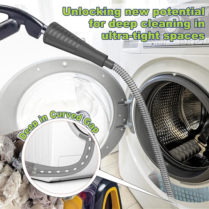 Sealegend Dryer Vent Cleaner Kit Dryer Lint Vacuum Attachment Lint Remover - Image 2