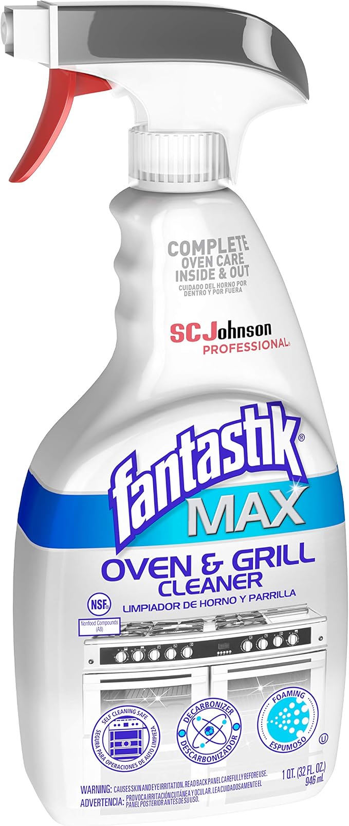 SC Johnson Professional, Fantastik Max Oven & Grill Cleaner Spray, Cleans - Image 5
