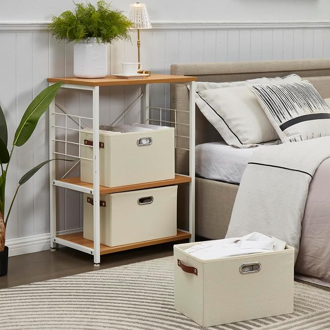 Large 3-Pack Foldable Fabric Storage Bins - Image 7