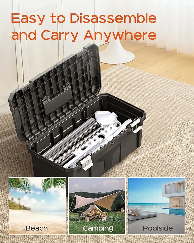 Clothes Drying Rack Foldable, 70.9 inch Tripod Drying Rack - Image 7