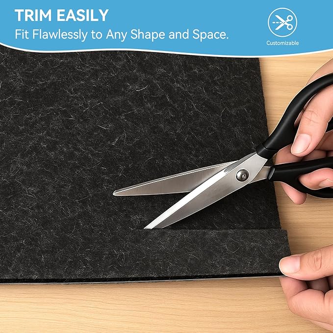 Warmstar 8x10 FT Non Slip Rug Pad, 100% Waterproof Felt Rug Pad - Image 6