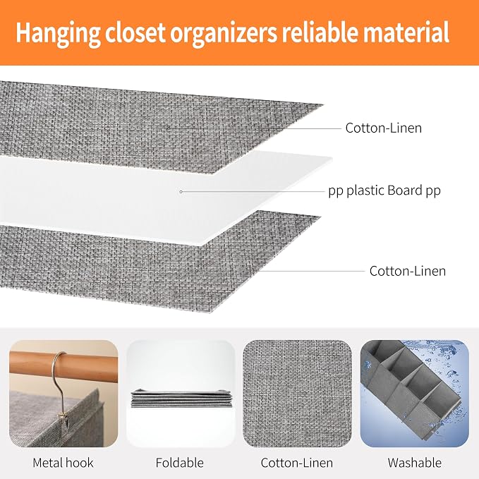 Large Hanging Sweater Organizer - Image 4