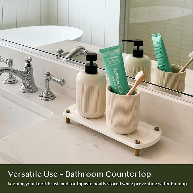 2PCS Water Absorbing Stone Soap Tray - Image 8