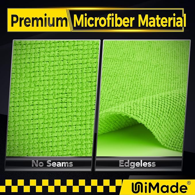Microfiber Cleaning Cloth, 100PK Commercial Grade Work Rags Microfiber Towels - Image 2