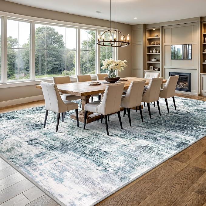 IOHOUZE Abstract Area Rugs 9x12 Ft Washable Large Rugs - Image 2