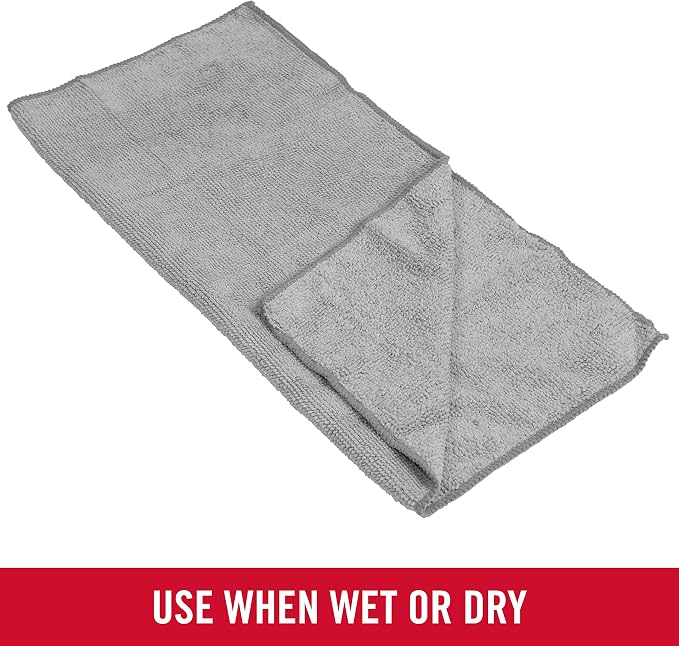 Rubbermaid All Purpose Microfiber Cleaning Cloth Towels, Non-Scratch, - Image 4