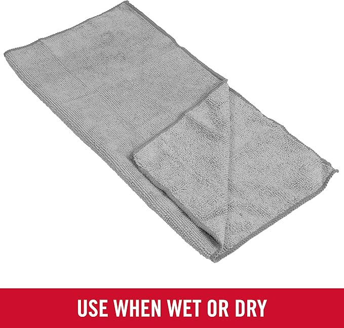 Rubbermaid All Purpose Microfiber Cleaning Cloth Towels, 50 Pack, Non-Scratch - Image 4