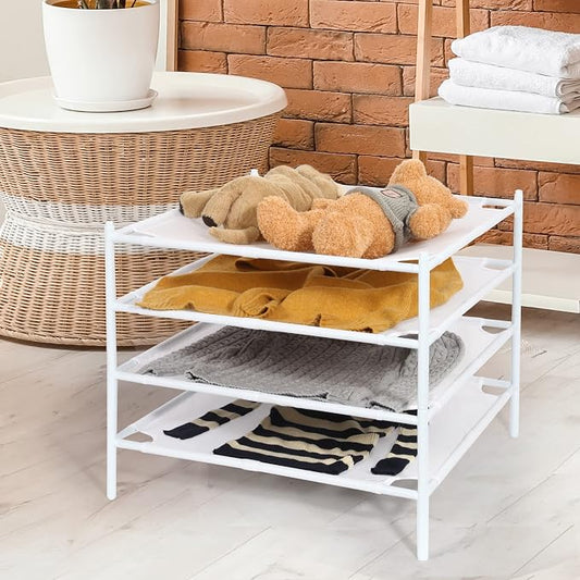 STORAGE MANIAC Sweater Drying Rack, Mesh Clothes Drying Rack, Stackable Laundry - Image 2