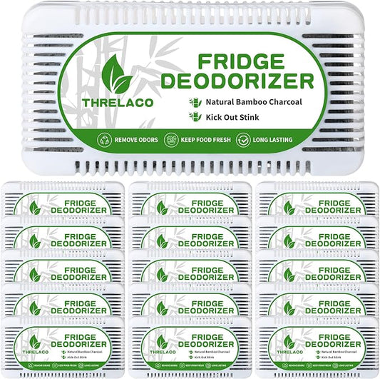 15 Pack Refrigerator Deodorizer Activated Charcoal Fridge Deodorizer Odor by Threlaco