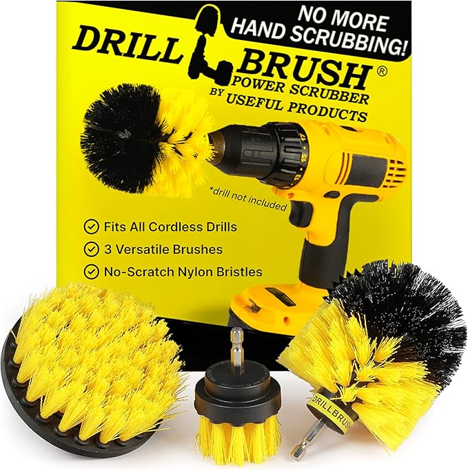 Drillbrush Drill Brush Attachment Set by Drillbrush
