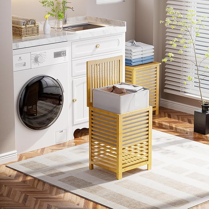 SMIBUY Double Laundry Hamper