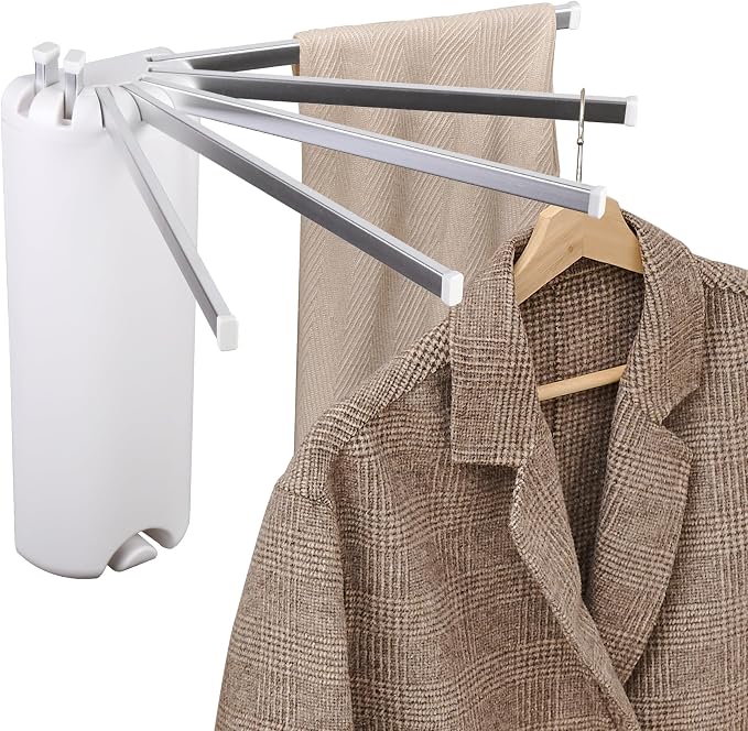 Wall Mounted Clothes Drying Rack Tripod, Foldable Drying Rack, Wall Mounted by RFOUO