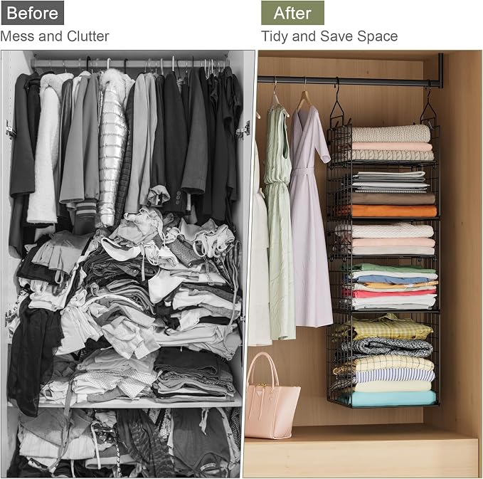 X-cosrack Hanging Closet Organizer and Storage - Image 7