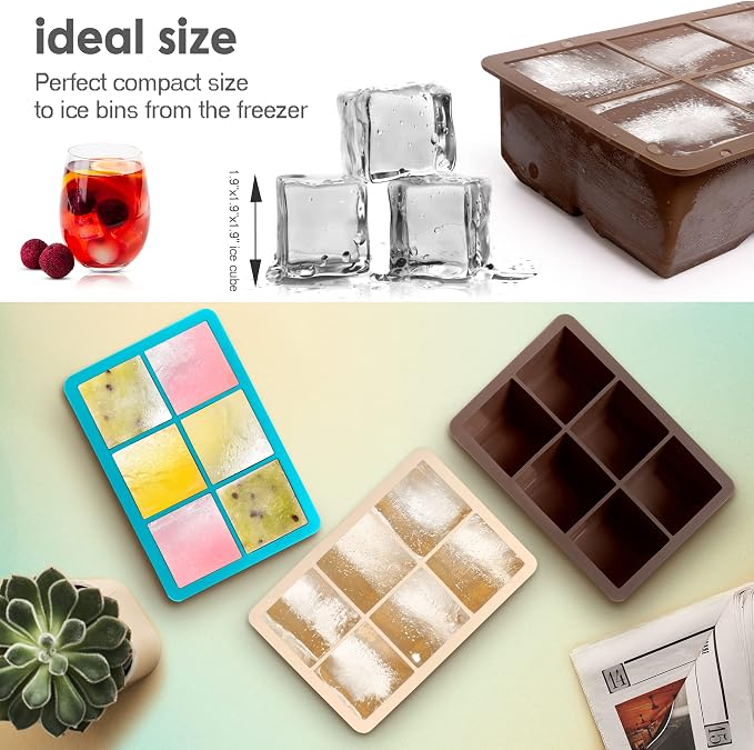 Silicone Ice Cube Trays 3 Pack - Image 6