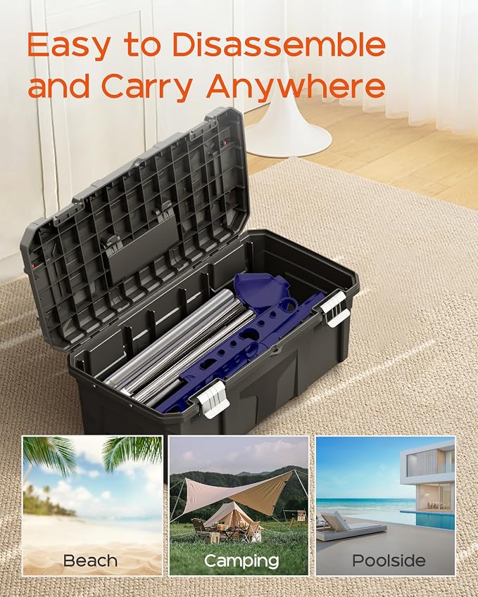 Clothes Drying Rack Foldable, 70.9 inch Tripod Drying Rack - Image 7