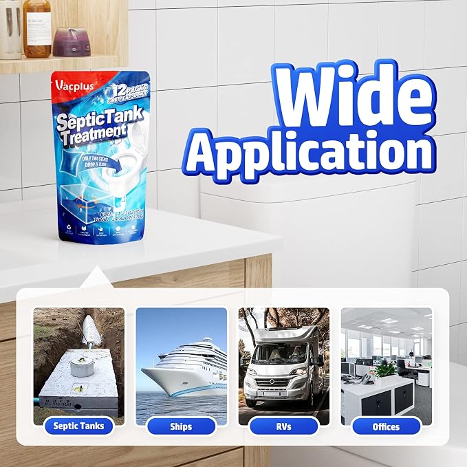 Vacplus Septic Tank Treatment 12 Pcs - Image 7