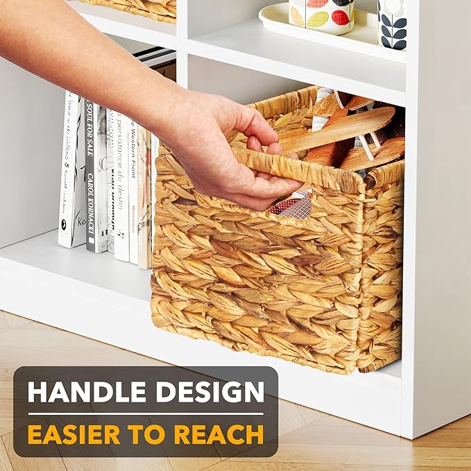 SpaceAid 4 Pack Wicker Basket, Storage Baskets - Image 6