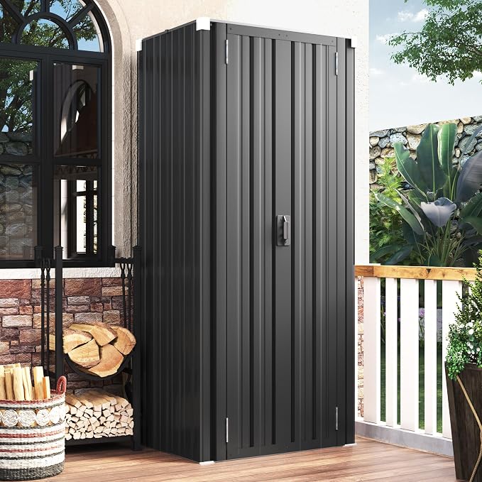 AECOJOY Outdoor Storage Cabinet, Outdoor Cabinets Waterproof - Image 7