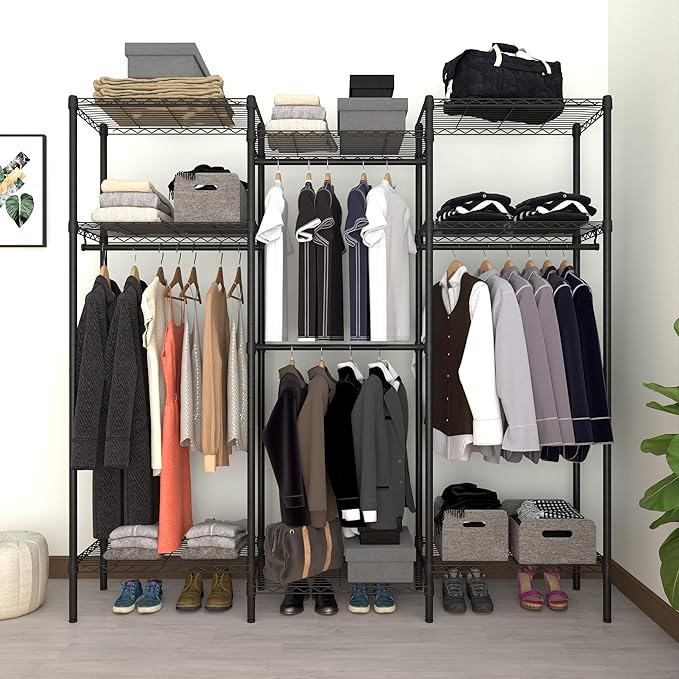 Heavy Duty Garment Rack, Freestanding Clothing Rack - Image 3