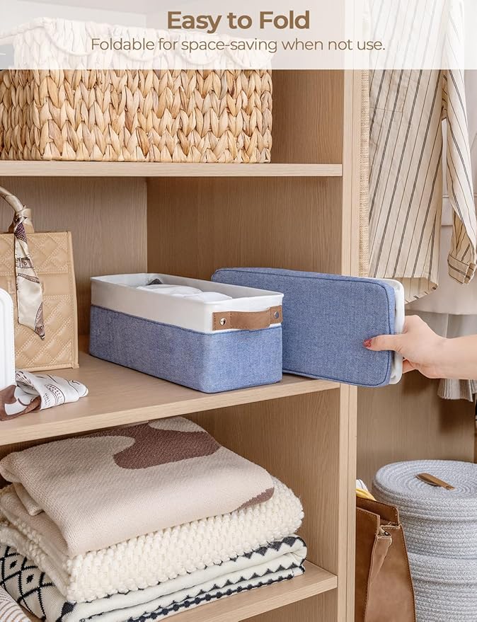 StorageWorks Narrow Storage Bins, Small Basket - Image 4