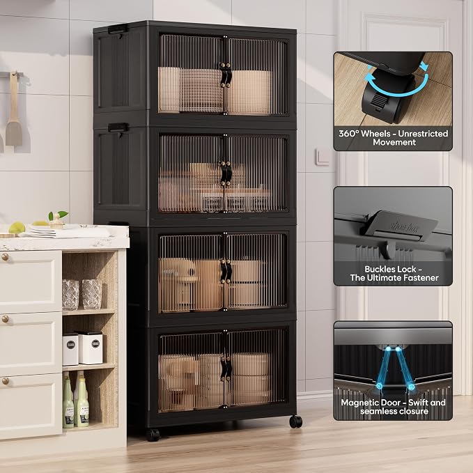 Jalove 88QT Plastic Storage Bins - Image 7